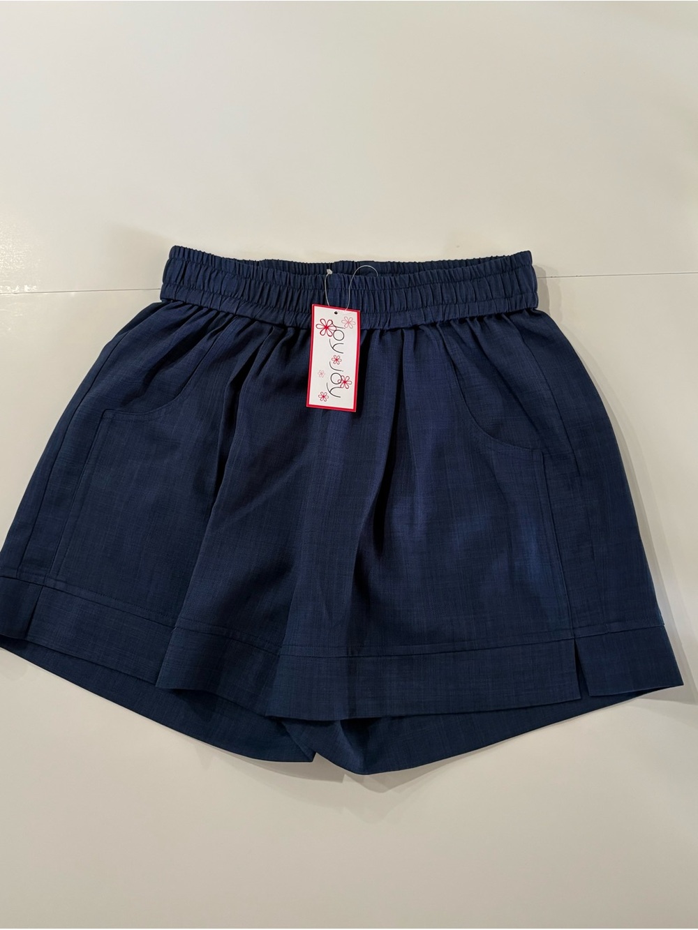 Joy Joy Jessica High-Waist Navy Pull-On Shorts